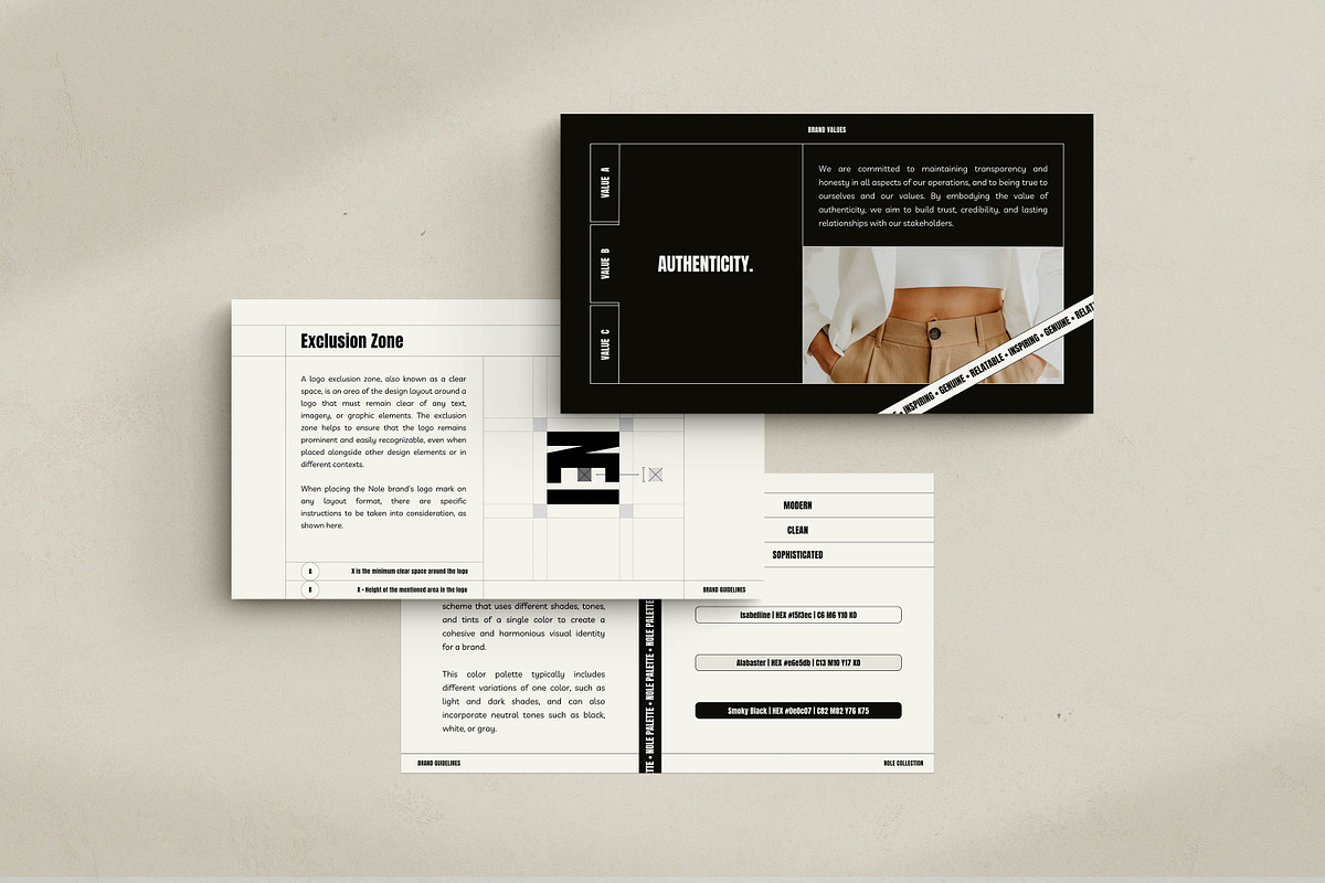 NOLE / Brand Guidelines, a Presentation Template by Wildnun Studio (Photo 6 of 16)