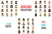 People avatars icons flat collection, an Icon by naum_studio (Thumbnail 1 of 4)