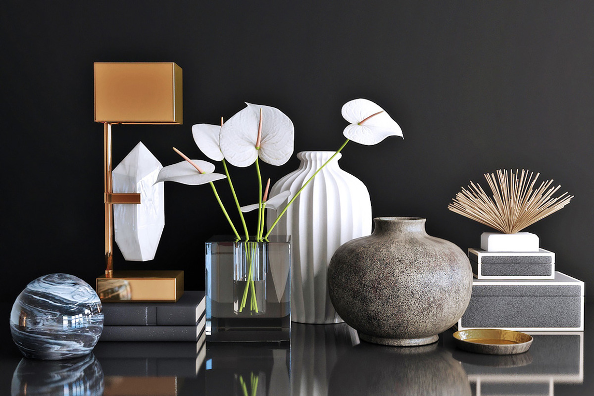 decorative set 01, an Object 3D Model by 3dcruz (Photo 1 of 8)
