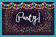 Confetti Party Illustrator Brushes, a Brush Add-On by MarkieAnn Creative (Thumbnail 7 of 7)