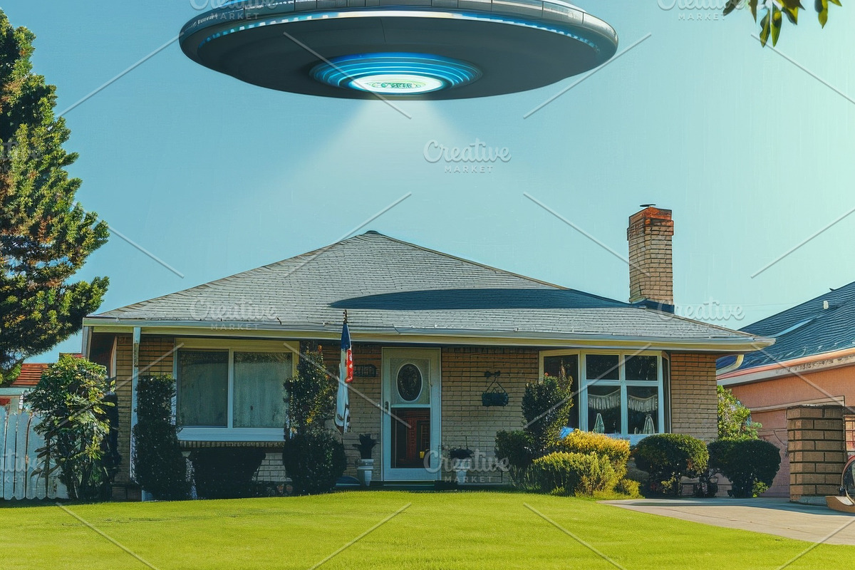 97 UFO objects flying in the sky, a Transportation Photo by Handmadefont (Photo 57 of 101)