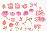 Peach Fruit Tea Clipart, Hand Drawn, a Food Illustration by TitaLivingArt (Thumbnail 4 of 9)