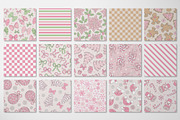 Coquette Christmas pattern set, a Pattern Graphic by @olga.angelloz (Thumbnail 2 of 2)