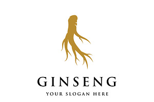 Natural herbal red ginseng logo., a Branding & Logo Template by LOGOCREATIVE