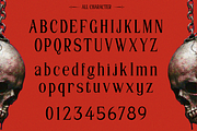 Chronothell Condensed Display, a Serif Font by Haps Space (Thumbnail 11 of 21)