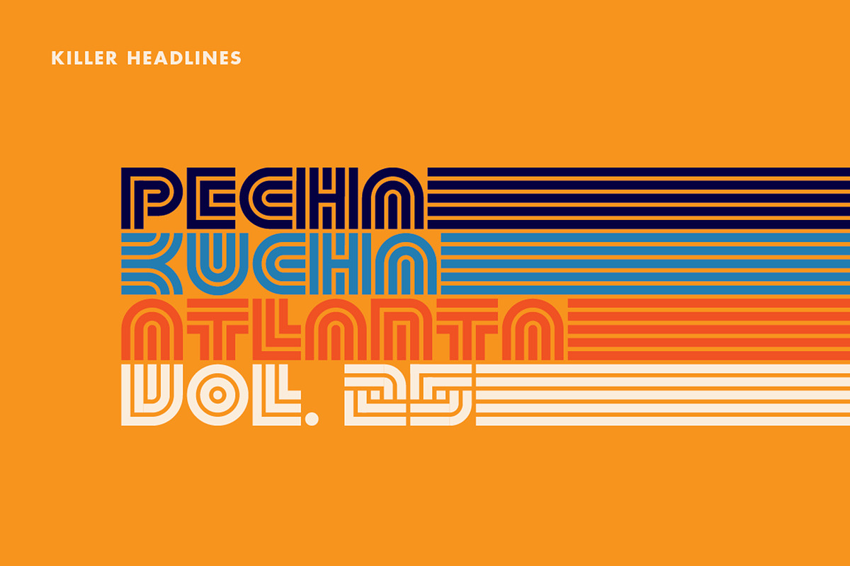 SOLID70 | Retro Geometric Font, a Font by RetroSupply Co. (Photo 3 of 13)