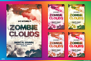 Melting Halloween Zombie Clouds, a Flyer Template by angelicafx (Thumbnail 2 of 3)