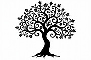 Detailed Tree Silhouette SVG Bundle, an Illustration by Amazin_art (Thumbnail 10 of 13)