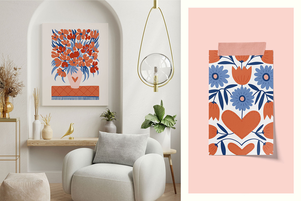 Romantic Art | Wall Art Creator, an Object Graphic by Leleka.Store (Photo 18 of 20)