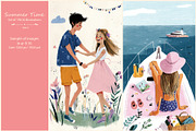 Summer- 198 AI illustrations, a Seasonal Illustration by Pundateam (Thumbnail 2 of 6)