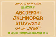 PLUMBER - The Casual Working Font, a Font by TWRUSHING (Thumbnail 2 of 2)