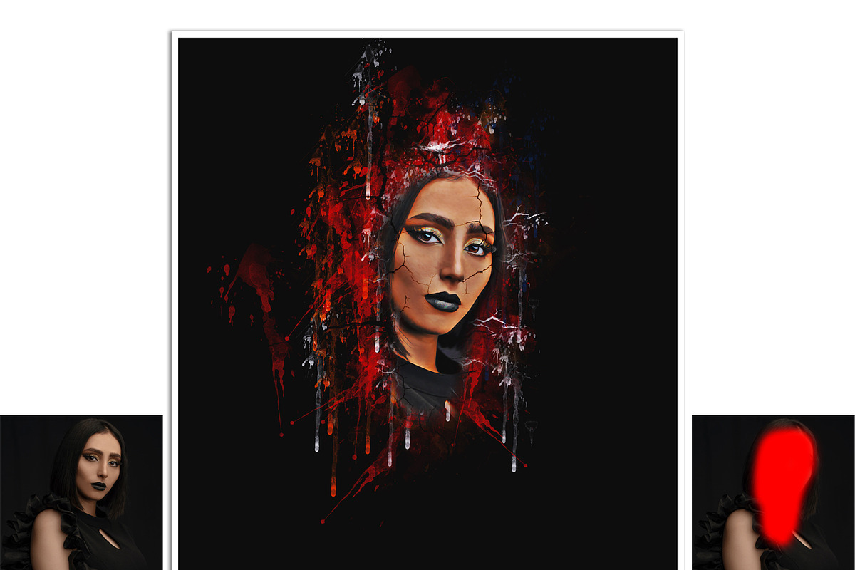 Crake Watercolor Photoshop Action, an Action Add-On by Studio Retouch (Photo 2 of 14)