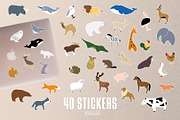 Minimal Animals Set, an Animal Illustration by kilaniants (Thumbnail 6 of 11)