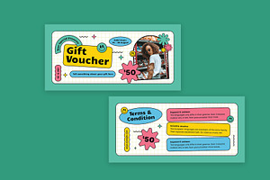 Creative Retro Gift Voucher