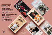 Rose Gold ANIMATED Instagram Stories, a Social Media Template by SilverStag Type Foundry (Thumbnail 1 of 19)