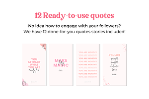 100 Instagram Bossbabe Canva Stories