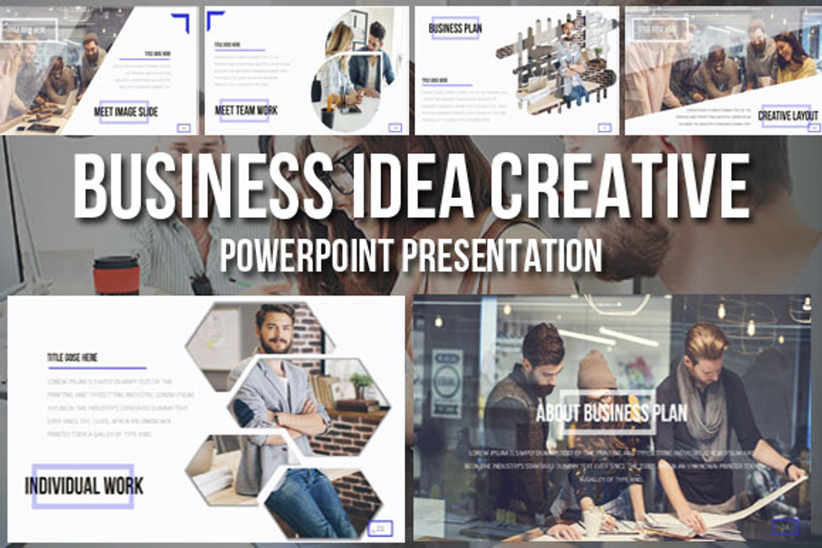 Business Idea Creative Presentation, a Presentation Template by SlideBester (Photo 1 of 13)