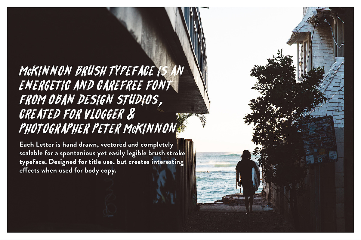 McKinnon Brush Typeface preview 4