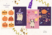Cute Halloween clipart, an Animal Illustration by Lesya Skripak (Thumbnail 3 of 8)