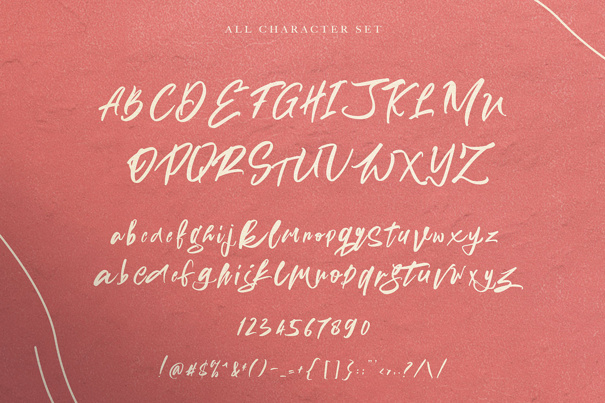 Aliva - Brush Script, a Script Font by Dirtytemp Studio (Photo 12 of 12)