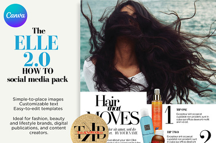 ELLE 2.0 Edit Social Media Pack