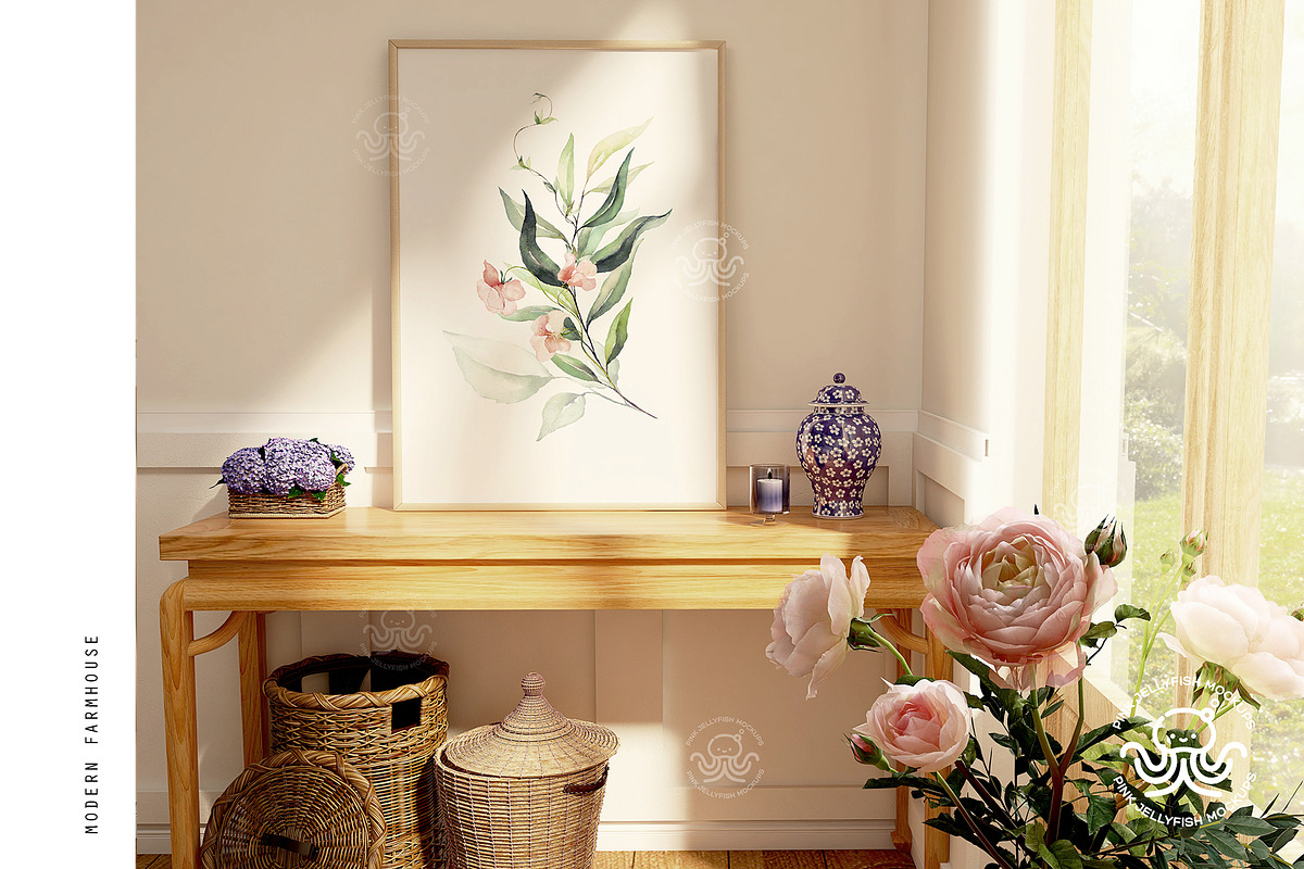 frame mockup bundle farmhouse, a Product Mockup by PinkJellyfish (Photo 7 of 10)