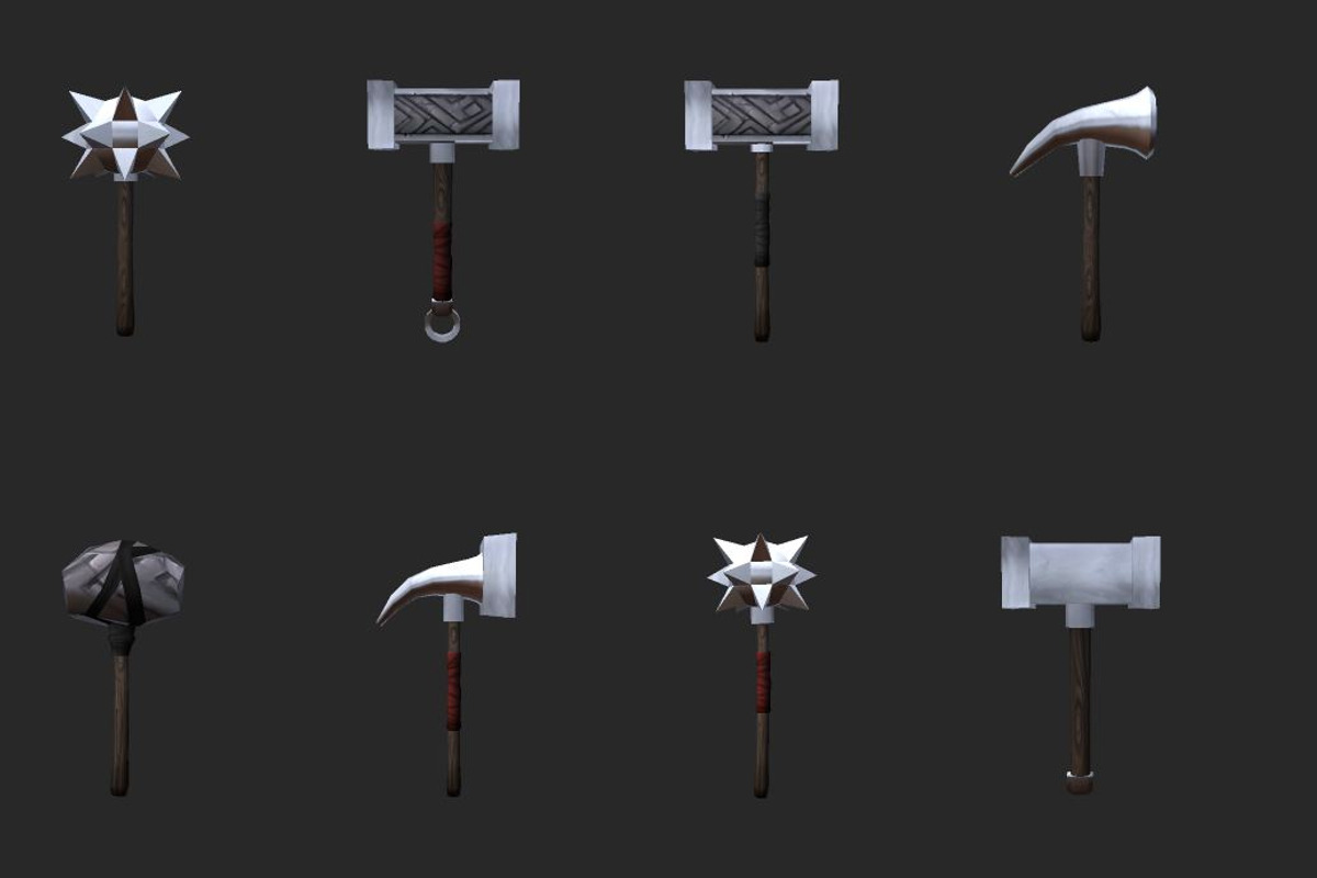 Simple Maces, a 3D by FasterBoom (Photo 2 of 2)
