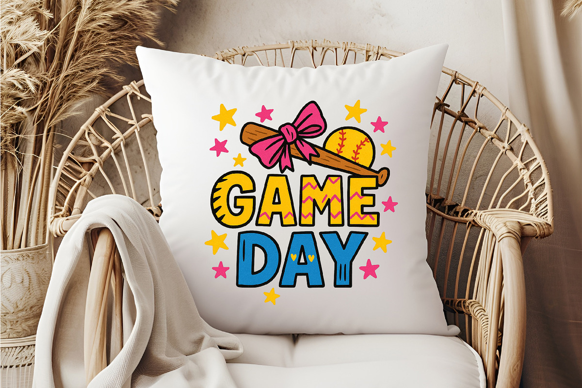 Baseball Png Game Day PNG, an Illustration by DreamCafeArt (Photo 4 of 6)