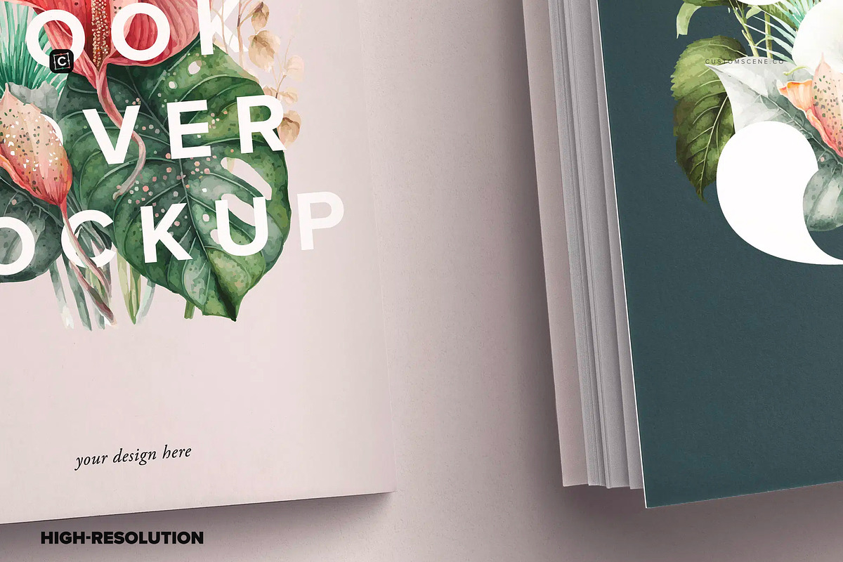 Books Mockup Cover and Open, a Books & Magazine Mockup by Custom Scene (Photo 3 of 8)