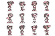 Valentines Voodoo Doll Clipart, an Illustration by Design Market (Thumbnail 2 of 3)