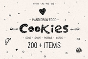Hand draw Cookies, an Object Graphic by Vladimir Vihrev (Thumbnail 1 of 10)