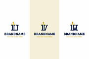 Letter U V W Sword Luxury Logo Set, a Branding & Logo Template by Pray Art Design Studio (Thumbnail 1 of 2)
