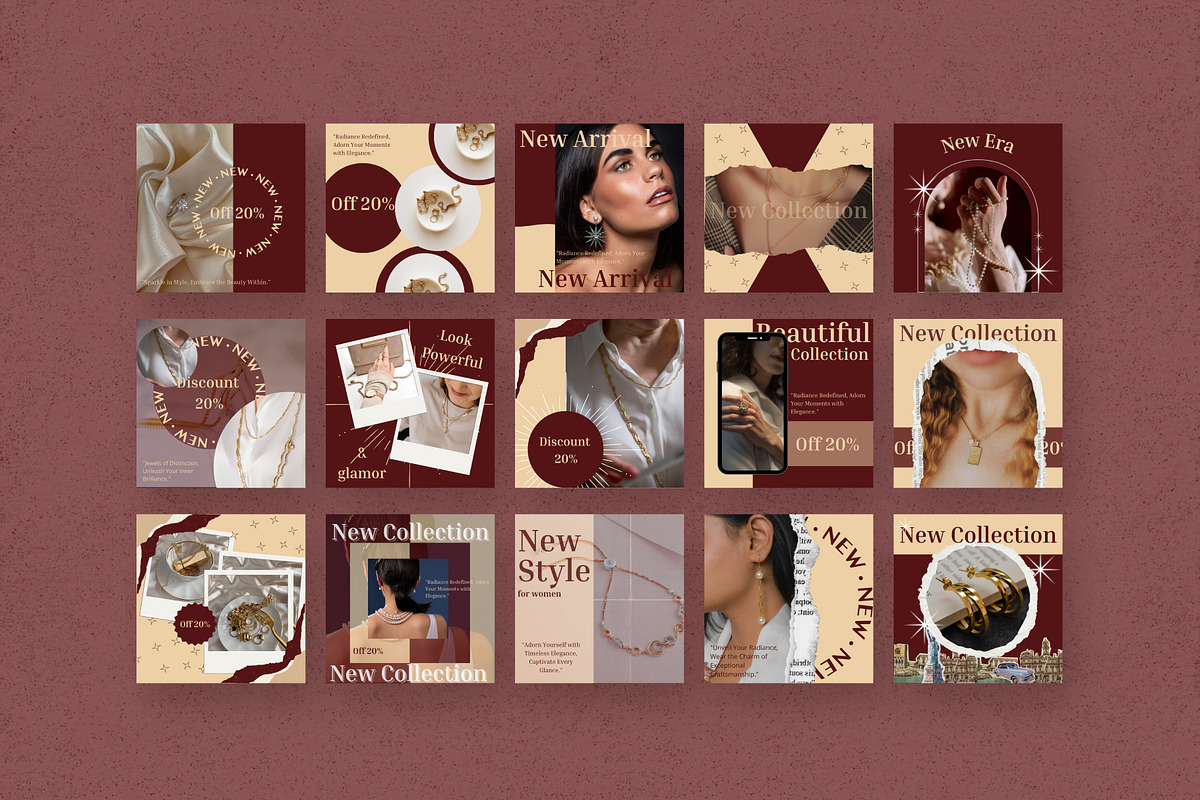 Aesthetic Instagram Templates Canva, a Social Media Template by Pixel Blend (Photo 3 of 5)