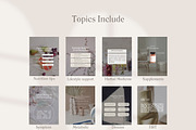 Menopause Instagram Reels Canva, a Templates & Theme by Naturopath Hub (Thumbnail 8 of 9)