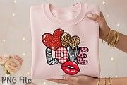 Valentine Love Sublimation Png, a Seasonal Illustration by YA Design (Thumbnail 4 of 4)