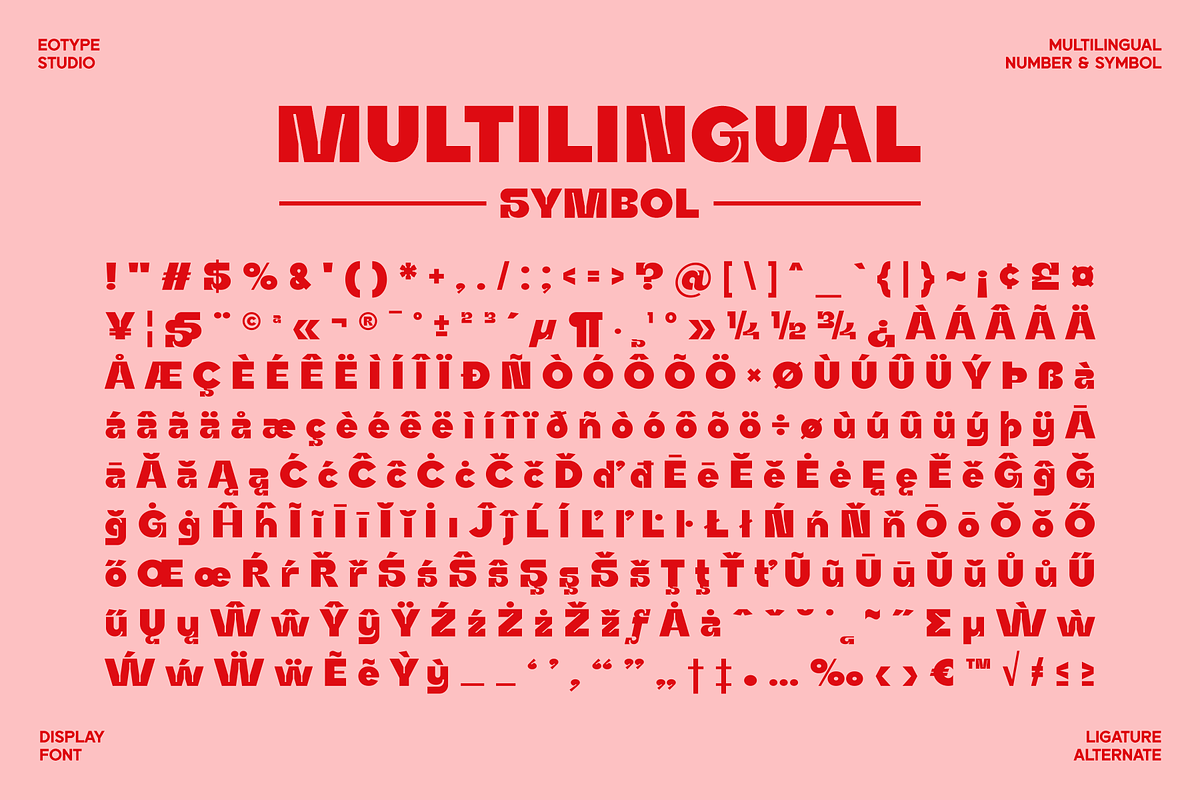 Rucka Display Typeface, a Sans Serif Font by Eotype Studio (Photo 8 of 9)
