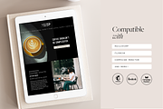 Modern Mailchimp Email Template, an Email Template by Chloe Leonard Studio (Thumbnail 3 of 4)