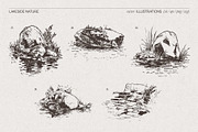 Lakeside Nature Illustrations, an Empty State Illustration by TheMountBirdStudio (Thumbnail 16 of 17)