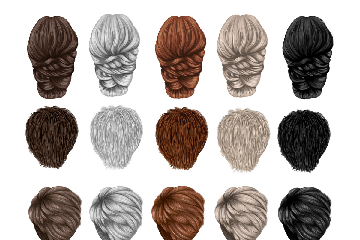 Natural hair clipart, an Illustration by Elenbushe (Photo 19 of 19)