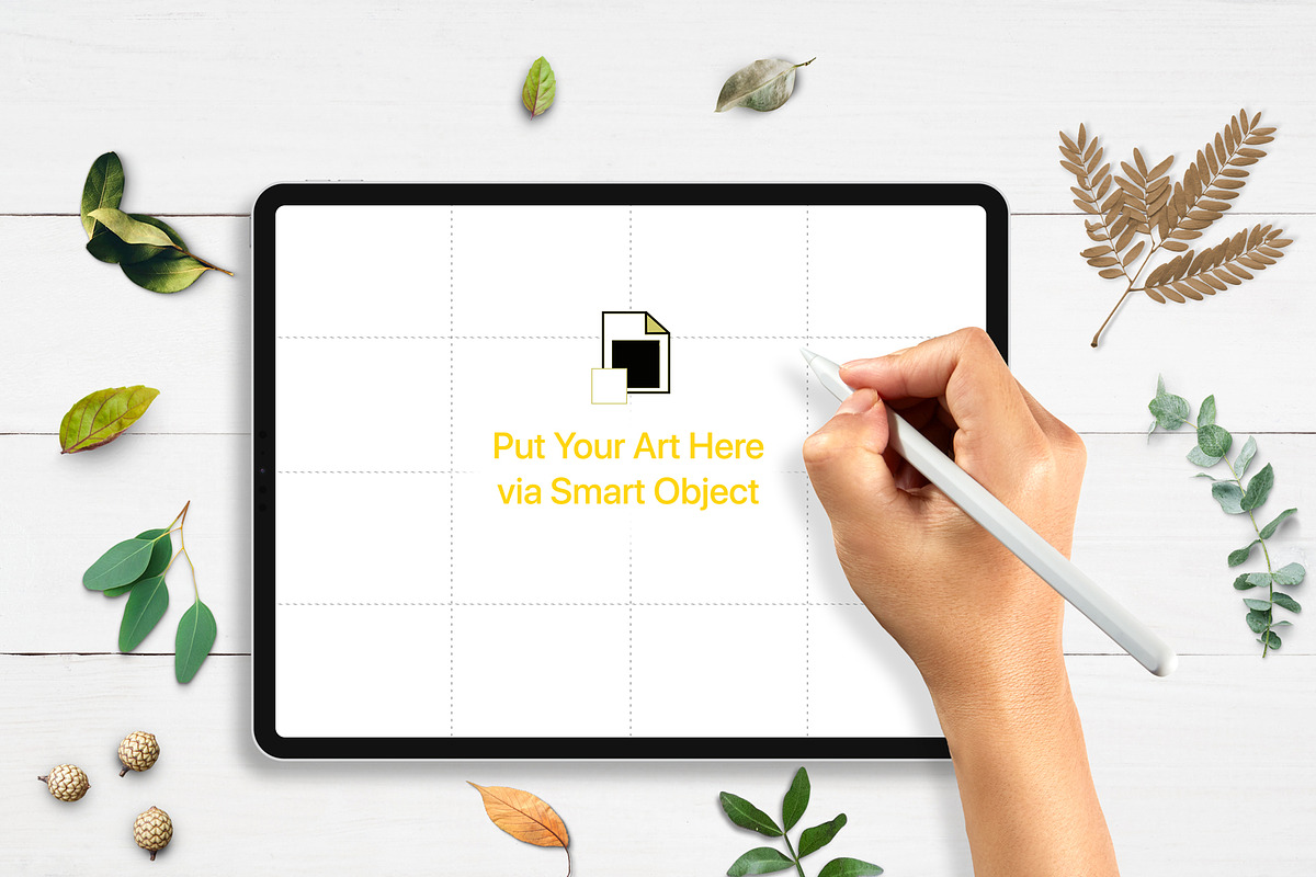 iPad Pro Mockup — Hands + Extras, an iPad Mockup by Frisk Shop (Photo 2 of 12)
