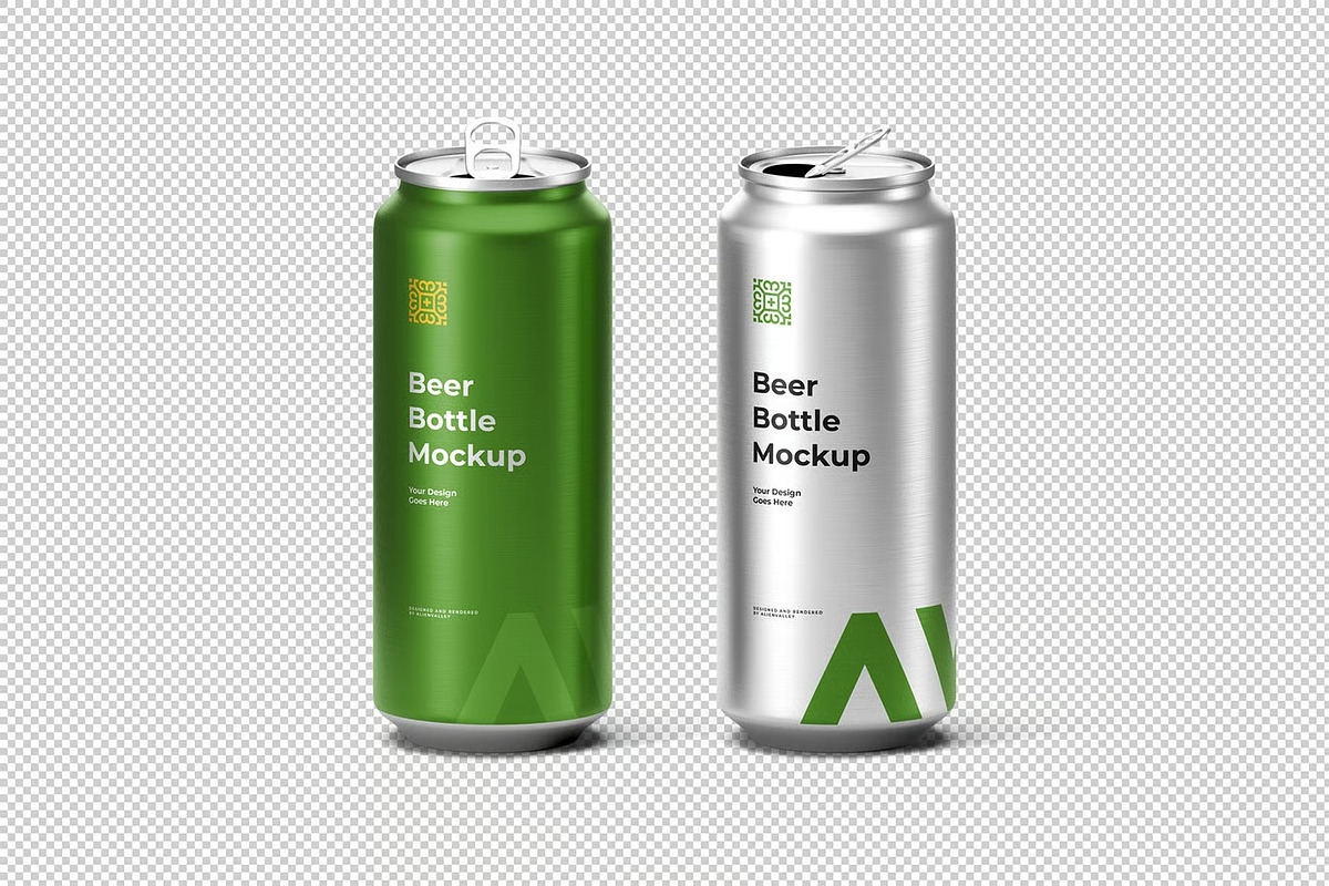 Beer Can Mockup, a Product Mockup by zpackcreative (Photo 4 of 4)