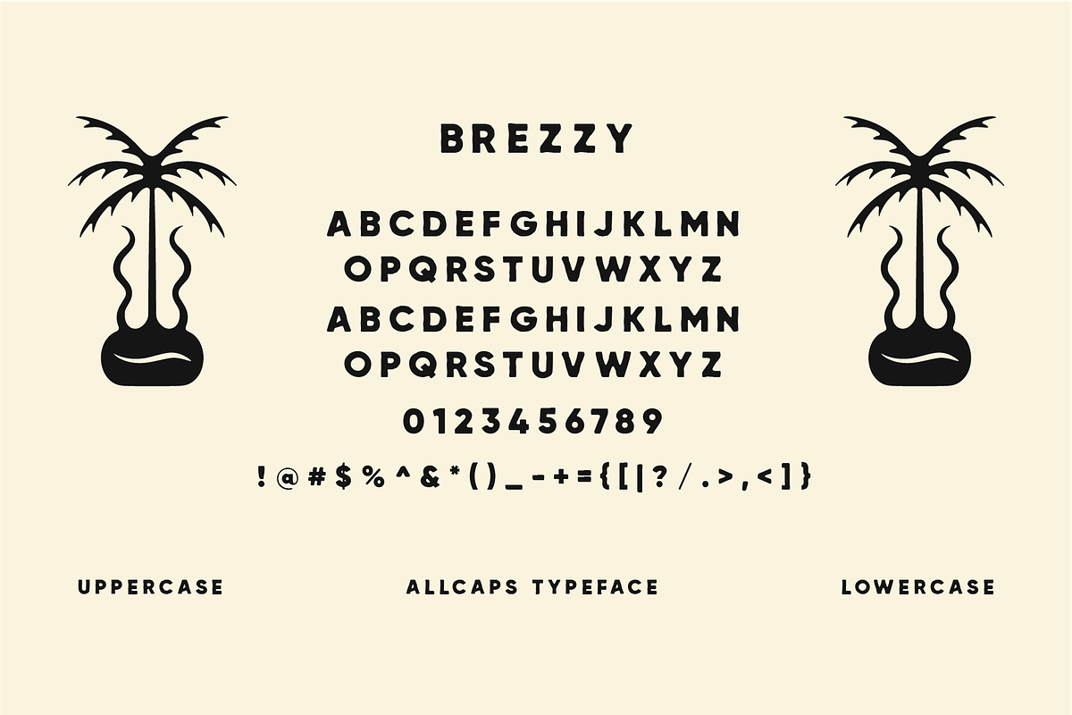 Breezy - Retro Display Font, a Sans Serif Font by HAN (Photo 2 of 8)