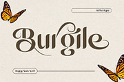 Burgile Happy Sans Serif Font, a Font by AuthenType (Thumbnail 1 of 10)