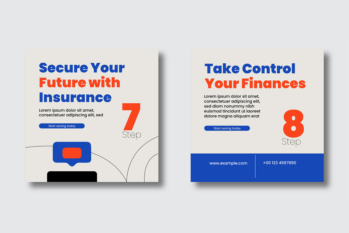 Financial Guidelines Social Media, a Social Media Template by MightyDesign (Photo 5 of 8)