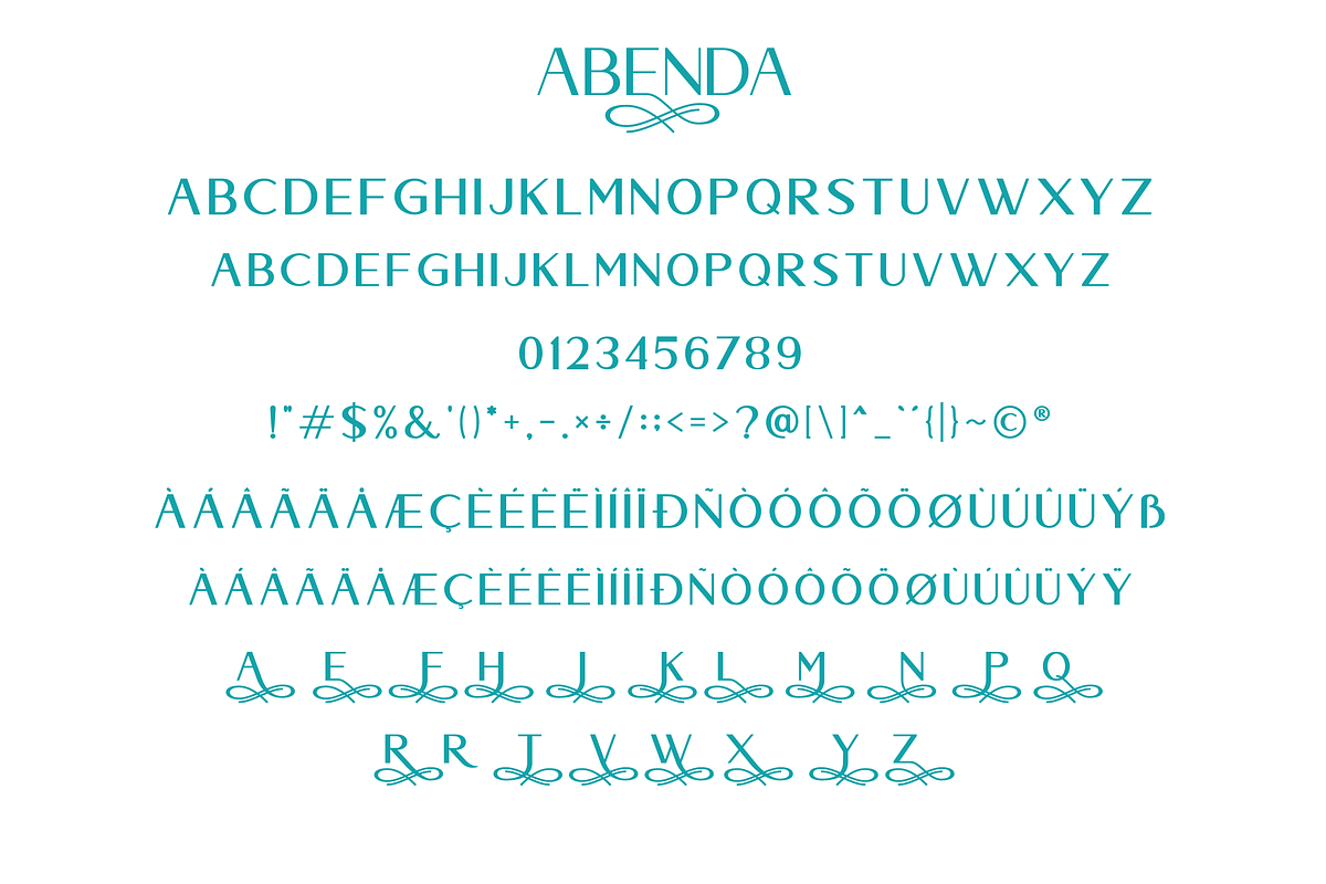Abenda - Elegant Typeface preview 6