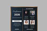 Conference Flyers Templates, a Flyer Template by MightyDesign (Thumbnail 4 of 8)