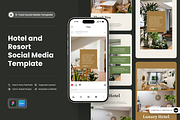Luxury - Hotel & Resort Social Media, a Social Media Template by SLAB! Design (Thumbnail 1 of 8)