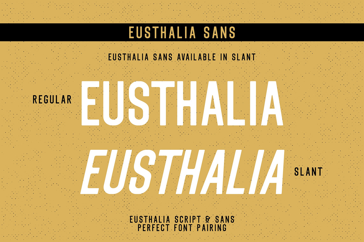 Eusthalia Typeface Family (6 Fonts) preview 3