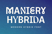 Maniery Hybrida, a Font by Novitype (Thumbnail 1 of 11)