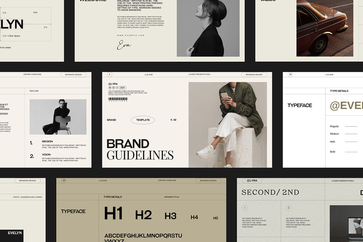 Brand Guidelines Template, a Presentation Template by slidestock55 (Photo 3 of 12)